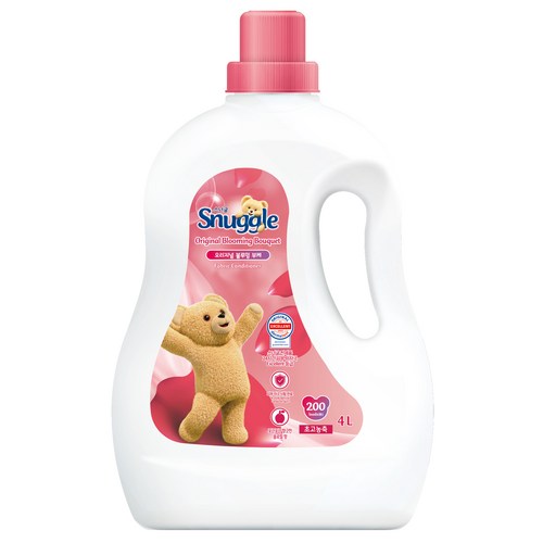 스너글 초고농축 섬유유연제 오리지널 블루밍 부케 본품, 4L, 1개 골드박스 특가