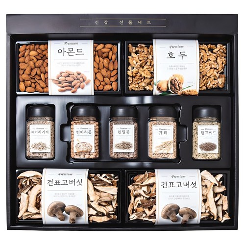 자연다움 건강담은 견과건버섯 혼합세트 1호, 1개 골드박스 특가