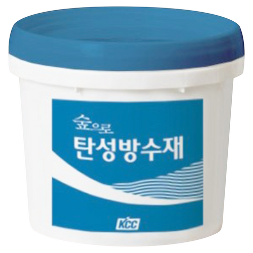 KCC숲으로 탄성방수재 페인트, 회색, 4kg, 1개 골드박스 특가