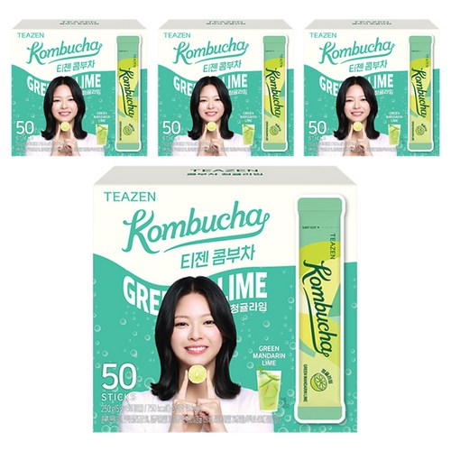 티젠 콤부차 청귤라임, 5g, 50개입, 4개