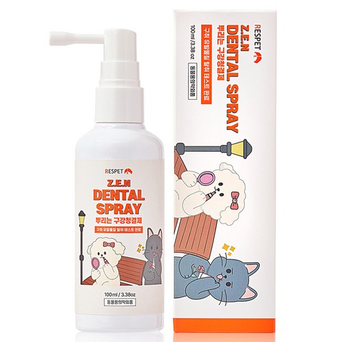 리스펫랩 반려동물 뿌리는 치약 구강청결제, 100ml, 1개 골드박스 특가