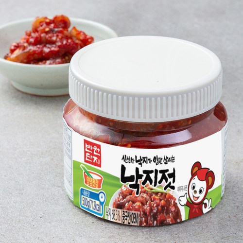 반찬단지 신선한 낙지가 입맛 살리는 낙지젓, 500g, 1개 골드박스 특가