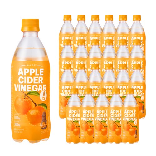 클룹 애사비소다 제주감귤 제로음료, 500ml, 24개 골드박스 특가