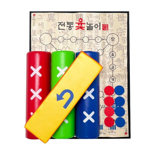 키드존 everywheel 자이언트 중형 윷놀이 세트 39cm, 혼합색상, 1개 골드박스 특가