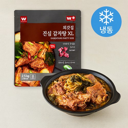 외갓집 진심 감자탕 XL (냉동), 2.5kg, 1개 골드박스 특가