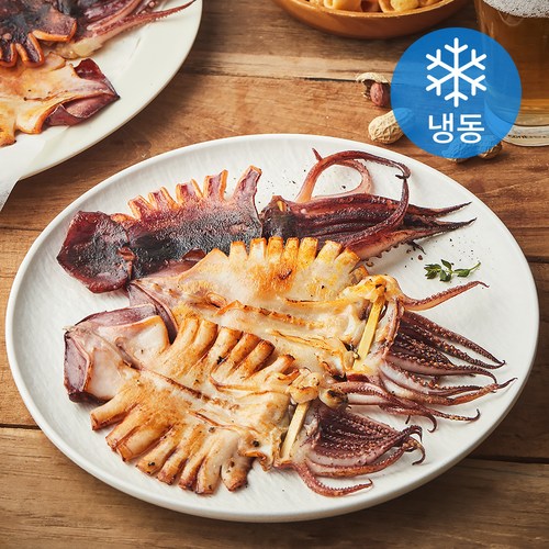 바다온 포항시 인증 구룡포건조 원양산 반건조 오징어 5미 (냉동), 550g (5미), 1개 골드박스 특가