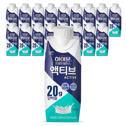 하이뮨 프로틴 밸런스 액티브 오리지널, 250ml, 18개 골드박스 특가