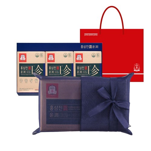 정관장 보자기 포장 홍삼진윤 30p + 쇼핑백, 1.2L, 1개 특가