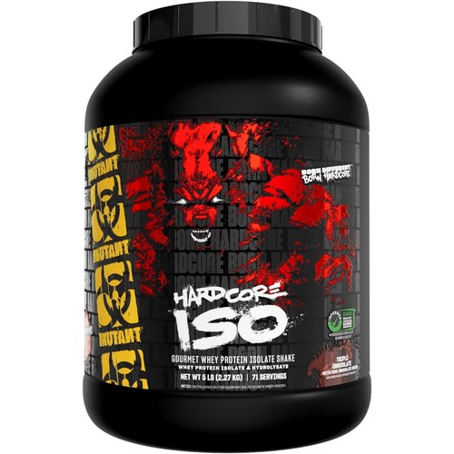 뮤턴트 서지 고메 웨이 프로틴 아이솔레이트 셰이크 트리플 초콜릿, 1개, 2.27kg 골드박스 특가