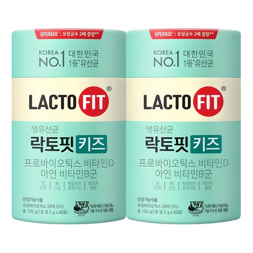 키즈 유산균, 60회분, 120g, 2개 골드박스 특가