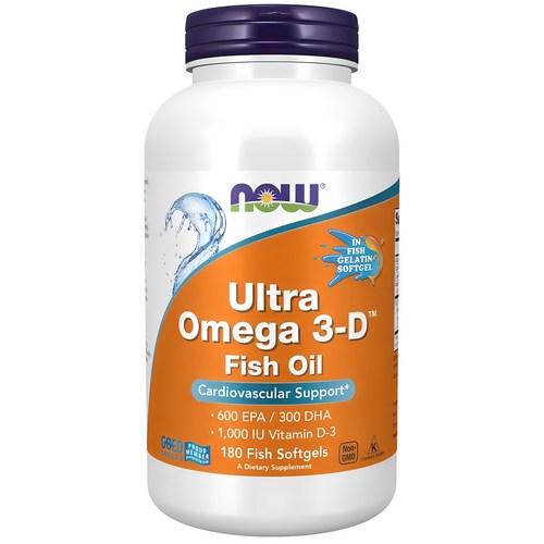 울트라 오메가3-D 600EPA 300DHA 소프트젤, 180정, 1개 골드박스 특가