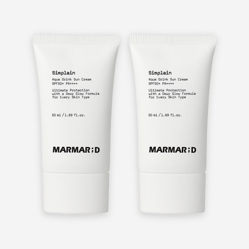 아쿠아 드링크 선크림 SPF50+ PA++++, 2개, 50ml 골드박스 특가