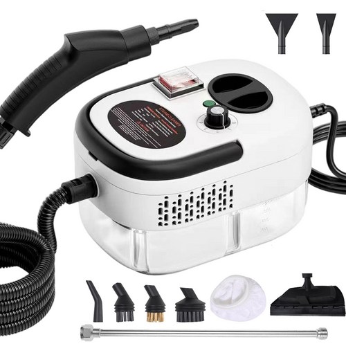Syemoh 주방용 고압 스팀청소기 2500W, 화이트 골드박스 특가