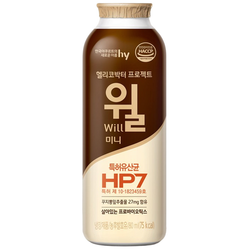 윌 헬리코박터 프로젝트 윌 미니, 15개, 80ml 골드박스 특가