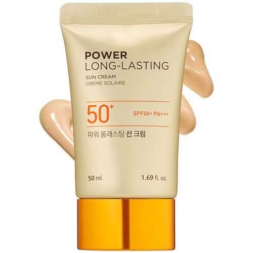 내추럴 에코 파워 롱래스팅 선크림 SPF50+ PA+++, 50ml, 1개 골드박스 특가