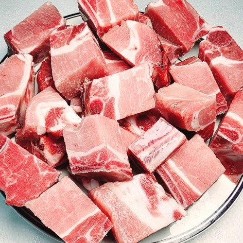 행복미트 돼지 찜갈비 돈갈비 살밥 우수한 갈비찜용, 2개, 1kg 골드박스 특가