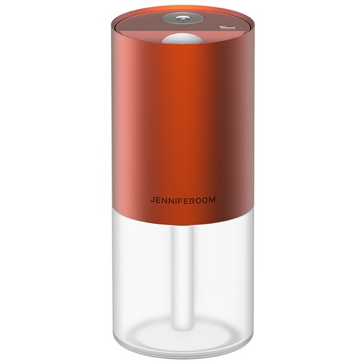 제니퍼룸 에어미스트 무선 조명 가습기, JR-HU01OG, 써니오렌지