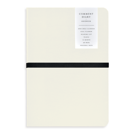 플레픽 코멘트 다이어리 B6 그리드위크 만년형, 스노우 화이트, 1개
