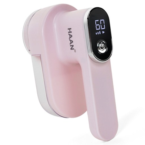 한경희생활과학 휴대용 충전식 세탁소 전문 보풀제거기, HAAN-FS3000, 핑크
