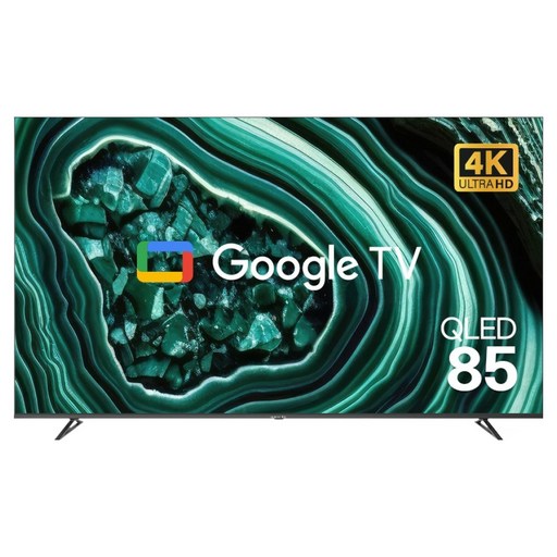 와이드뷰 4K UHD QLED 구글스마트 TV, 215cm(85인치), EKW851QA, 스탠드형, 방문설치