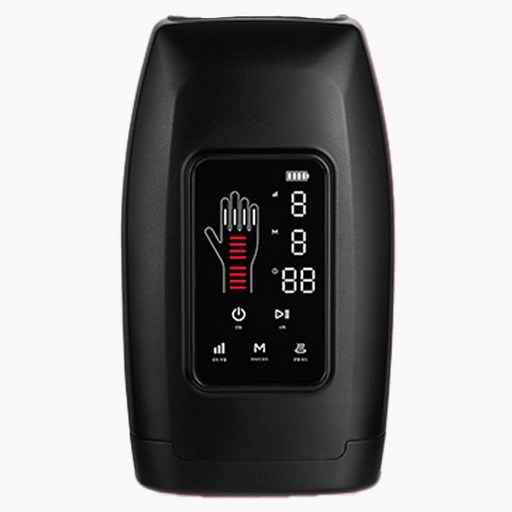 닥터포텐 프리미엄 온열 손가락 손 마사지기 X Pro HM-001, 블랙