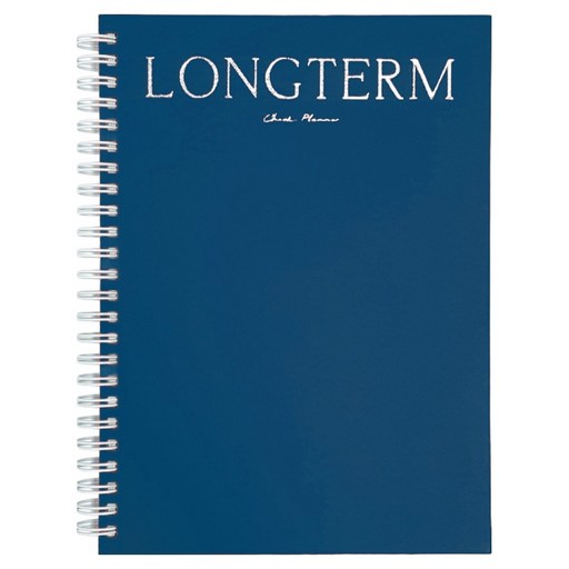 플레픽 롱텀 체크 플래너 만년형, 블루, 1개