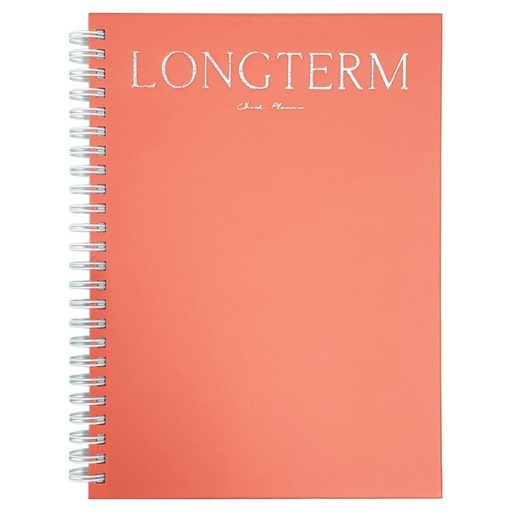 플레픽 롱텀 체크 플래너 만년형, 피치, 1개