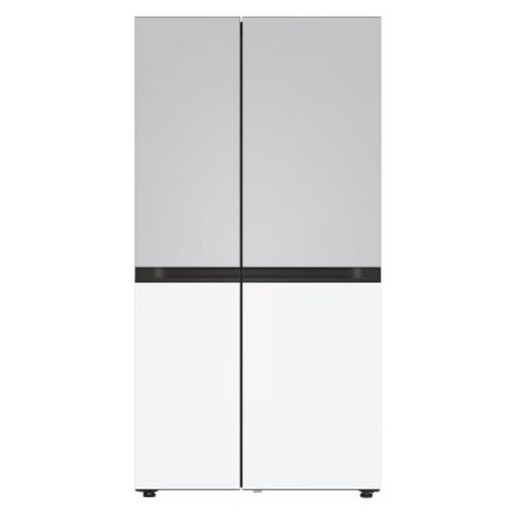 LG전자 디오스 AI 오브제컬렉션 832L 양문형 냉장고 방문설치, S836MRQ032