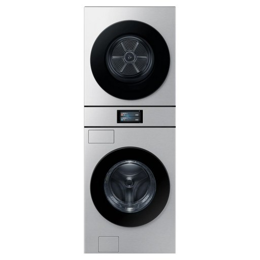 삼성전자 Bespoke AI 원바디 WF90F21GBT + 건조기 DV90F20BBT 21kg+ 20kg 방문설치, 실버스틸