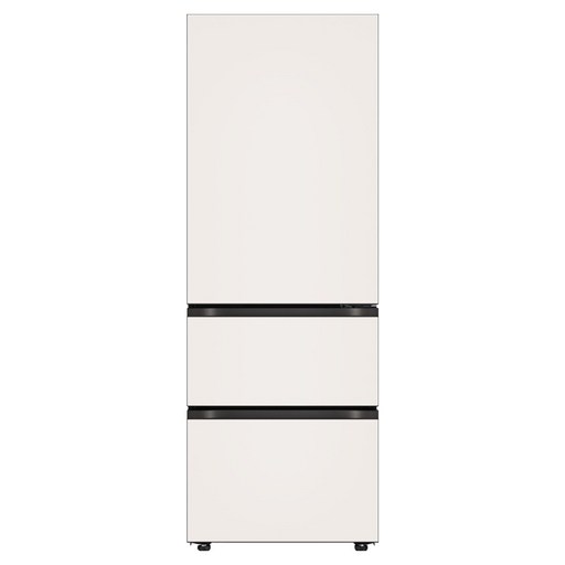 LG전자 디오스 오브제컬렉션 김치톡톡 324L 3도어 스탠드형 김치냉장고 Fit & Max 방문설치, 베이지, Z334GBB122