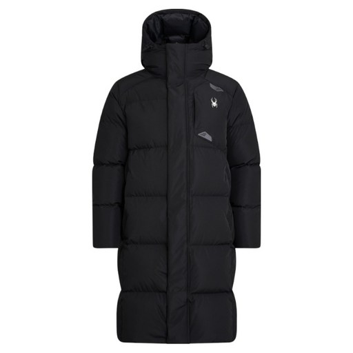 스파이더 남녀공용 롱 다운 자켓 SOKWCNDJ201MBLK