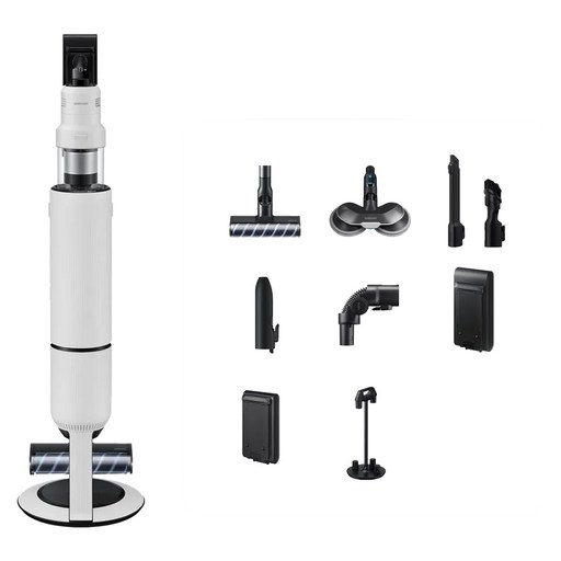 삼성전자 Bespoke 제트 AI 청소기 400W VS90F40CSG 고객직접설치, 새틴 그레이지