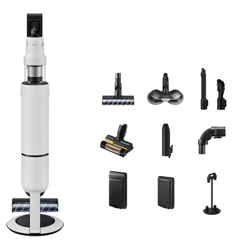 삼성전자 Bespoke 제트 AI 400W 스틱청소기 + 펫브러시 세트 VS90F40CNG 고객직접설치, 새틴 그레이지