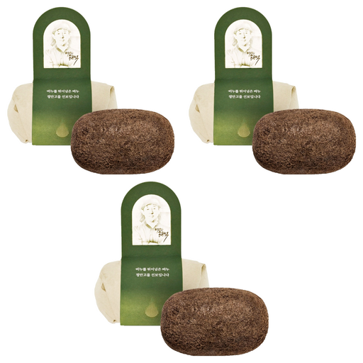 천비누솝 정안고 비누, 100g, 3개입