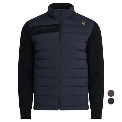 스파이더 남성용 하이브리드 경량 다운 자켓 SPKWCNDJ201M