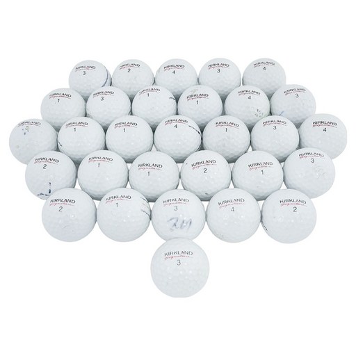 커클랜드 골프공 로스트볼 실속형, 30개, 화이트