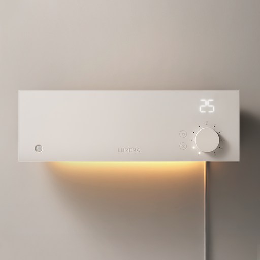 루메나 욕실 온풍기, 크림화이트, WARMER-FRAME