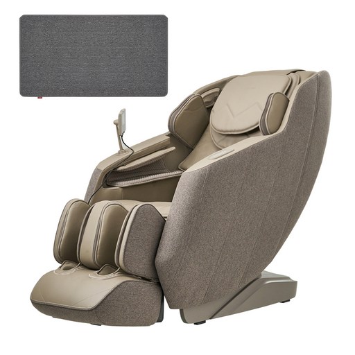 코지마 안마의자 데코르 + 러그 세트 방문설치, CMC-A35(안마의자), CRP-03(러그), 혼합색상(안마의자), 그레이(러그)