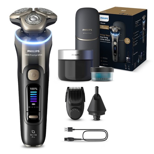 필립스 i9000 시리즈 프레스티지 울트라 전기면도기, XP9405/53, Black Gradient