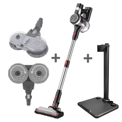 웰스톰 무선청소기 BLDC 진공청소기+물걸레+거치대 VC310, 단일
