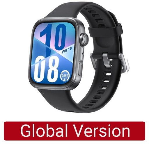 호환 HUAWEI Watch FIT 4 스마트워치 글로벌 버전 iOS 및 Android와 호환 1.82인치 AMOLED 디스플레이 14일 배터리 수명, [04] Fit 4 Black