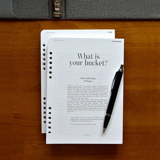 플레픽 2026 올인원 리필 콜렉션 풀옵션 6공 다이어리 내지 속지, 1개, 96매