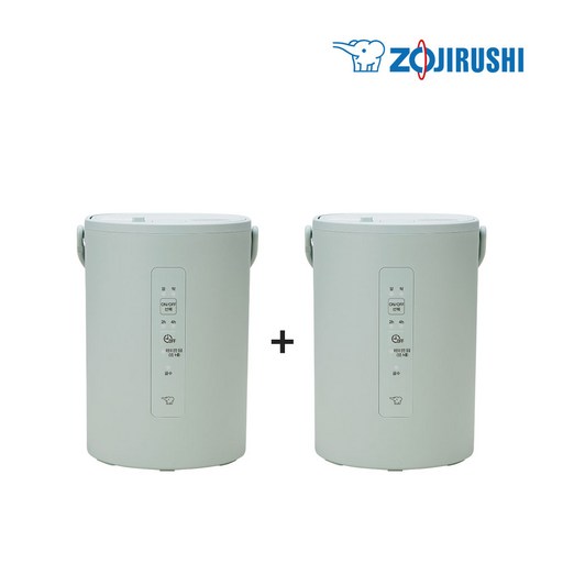 조지루시 가열식 가습기 1.8L (2L형 /그린) 2개 세트 한정 기획