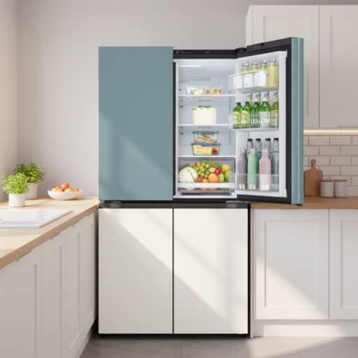 LG전자 디오스 오브제컬렉션 매직스페이스 냉장고 870L 민트+베이지 T873MTE111 1등급