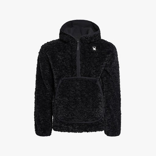 스파이더 남성 라이프 스타일 플리스 셜파 후드 집업 SPHWCNHD305MBLK 후리스