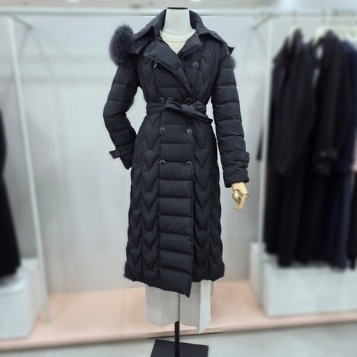 잇미샤 잇미샤 퍼 트리밍 벨티드 롱 구스다운(ITPBWPD360)_DG