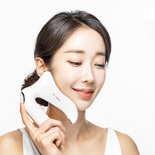 [비타그램] USB 하프 괄사 갈바닉 마사지기 얼굴 피부 마사지기 수분공급 라인정리, ujd-89632