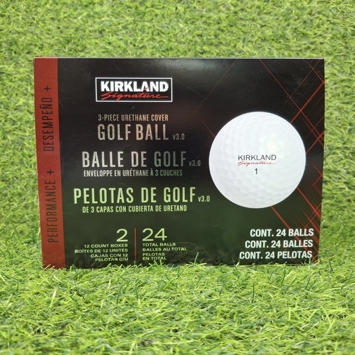 [정품] 커클랜드 골프공 코스트코 회원전용 리넨, 1개, 24개입, 화이트