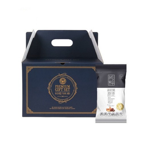 산과들에 한줌 견과 순수가온 100봉 선물세트, 20g, 1박스