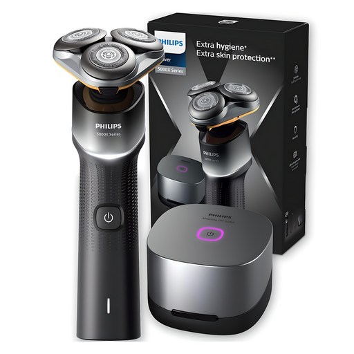 필립스 젠틀쉐이버 X5000 시리즈 전기면도기, X5102/15, 실버 + 블랙